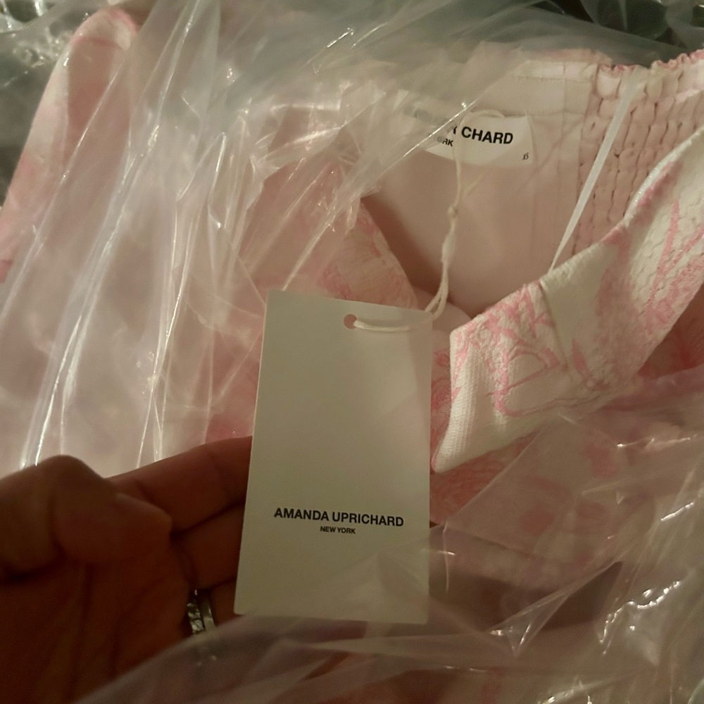 Amanda Uprichard Fae pink toile XS - Picture 5 of 5